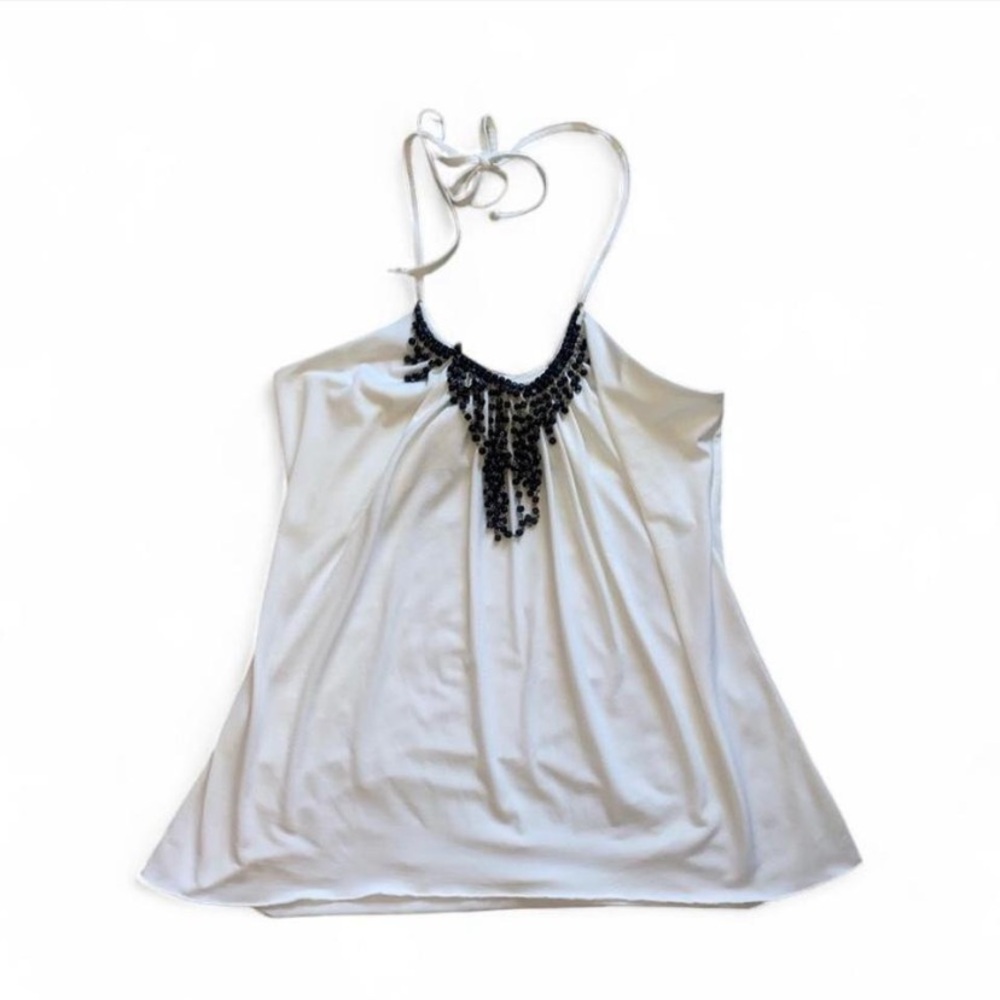 Beaded halter top